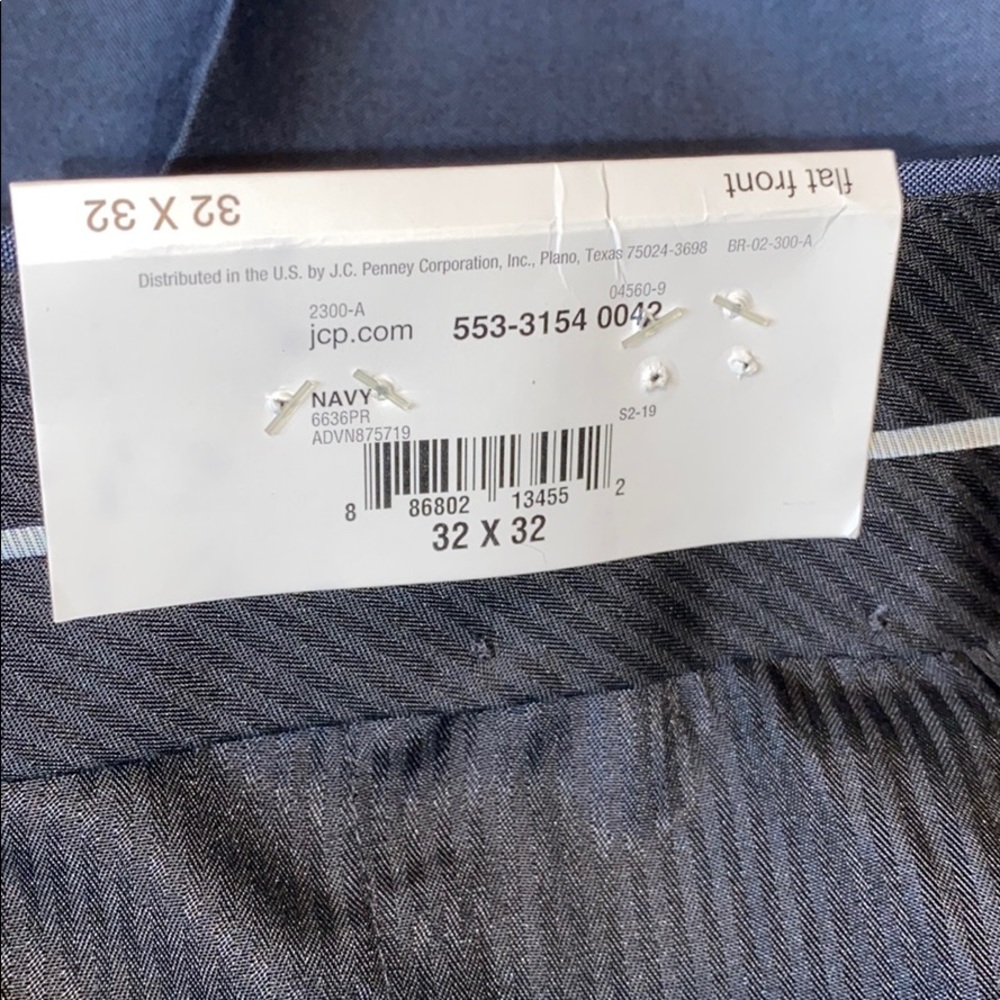 NWT J. FERRAR FLAT FRONT PANTS - Picture 4 of 6
